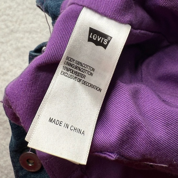 Levi’s Women’s Plaid Purple and Pink Small Shoulder Bag Y2K Streetwear RARE!! - Picture 4 of 8